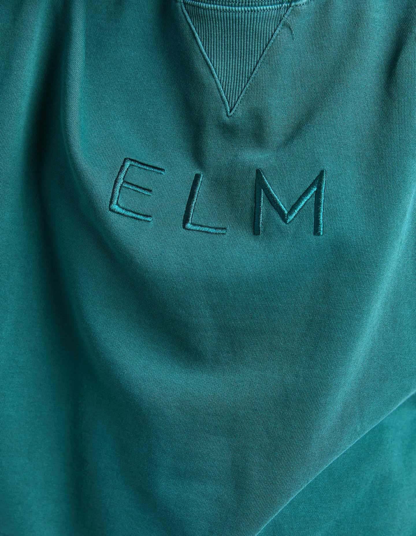 Elm Established Crew Teal