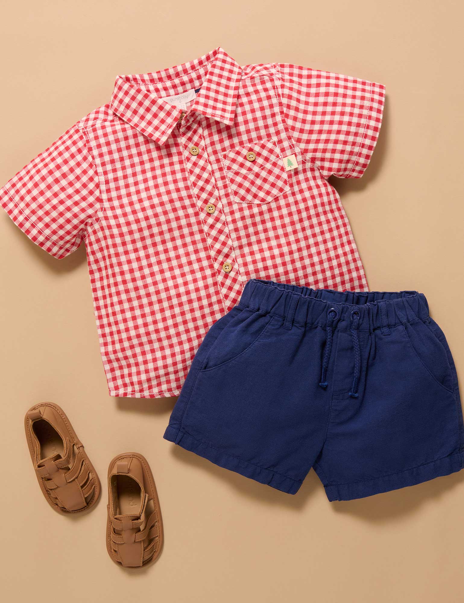 Purebaby Linen Blend Shirt