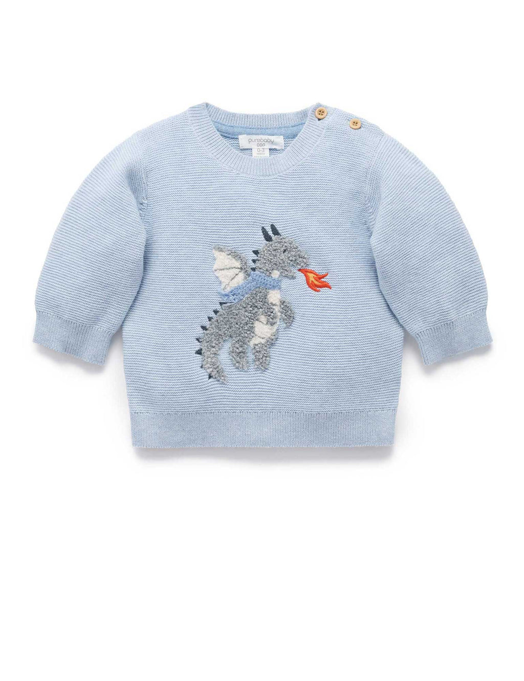 Purebaby Magical Forest Jumper Ice Melange