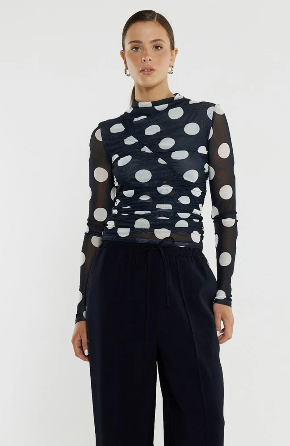 Sass Pammie Mesh Top