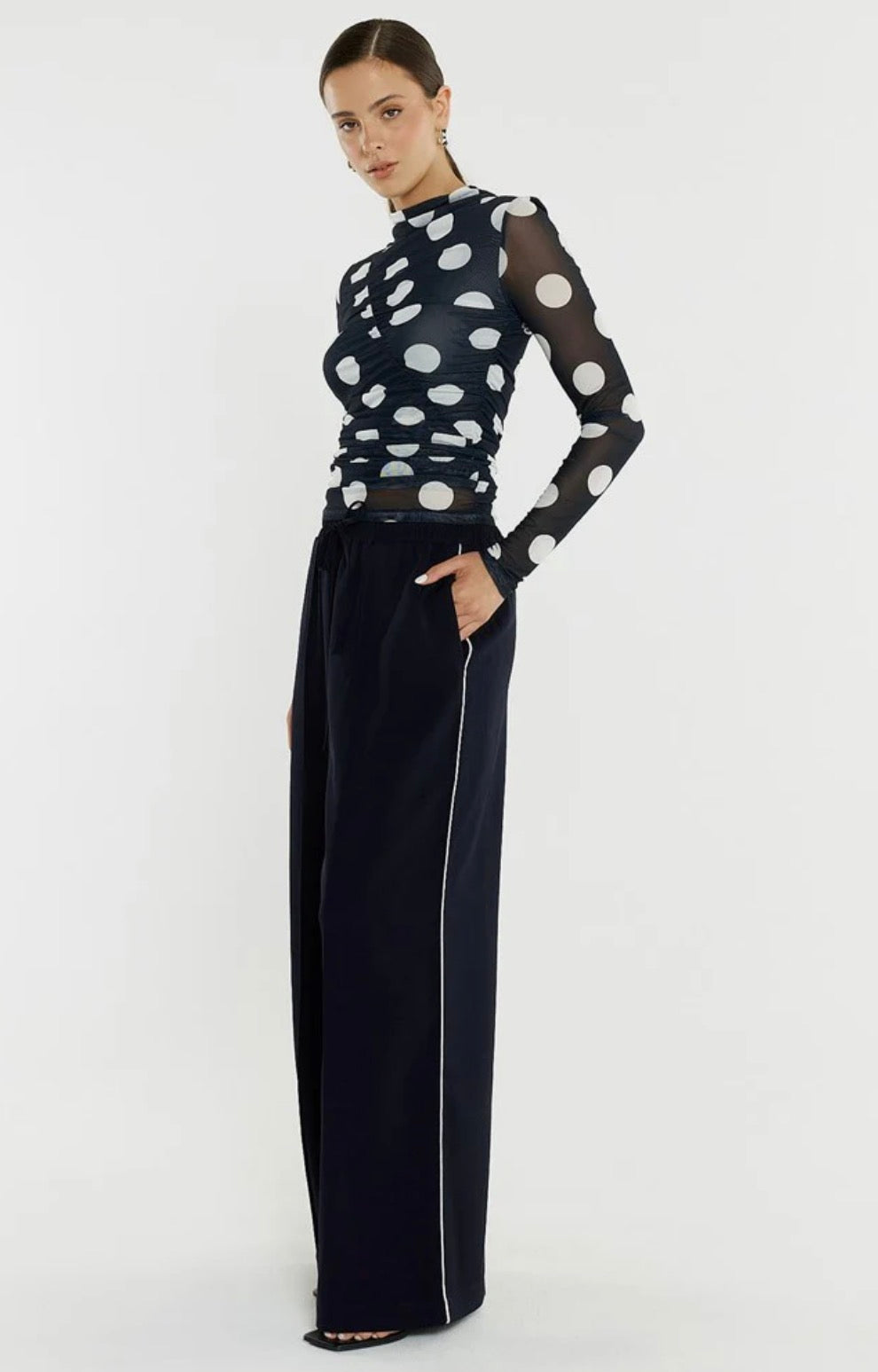 Sass Pammie Mesh Top