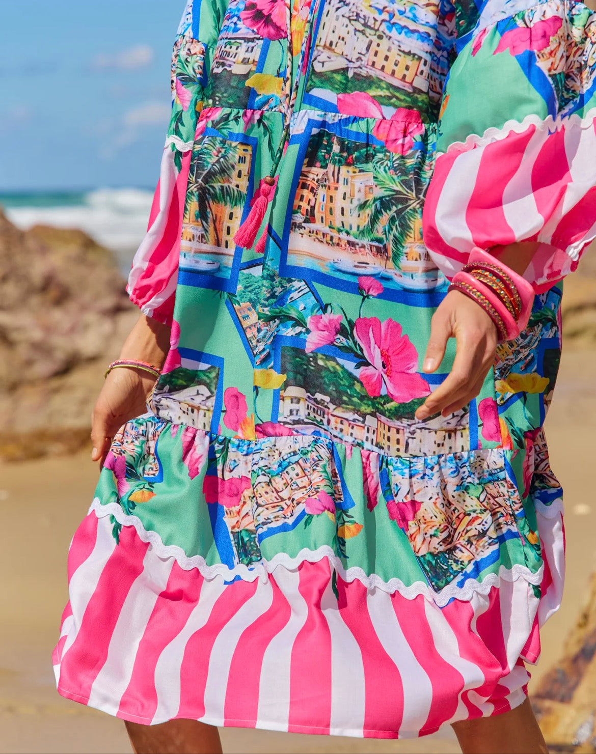 Naudic Molly Dress Riviera