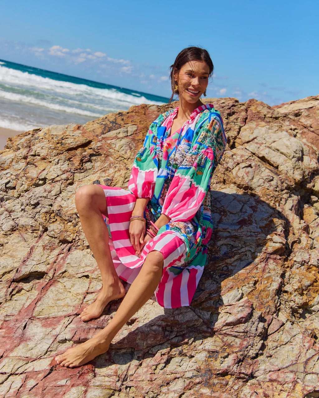 Naudic Molly Dress Riviera