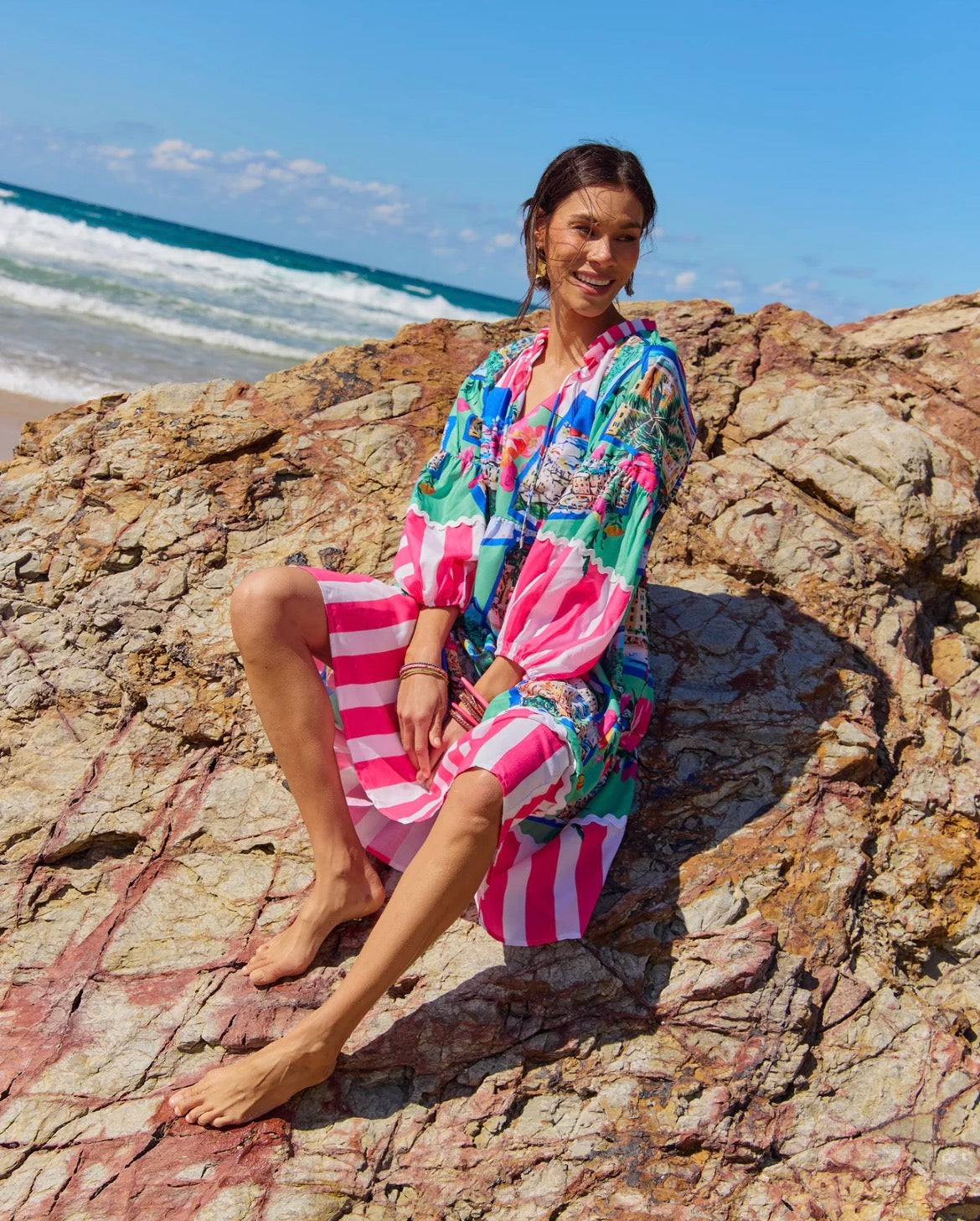 Naudic Molly Dress Riviera