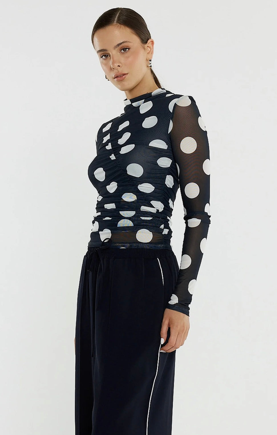 Sass Pammie Mesh Top