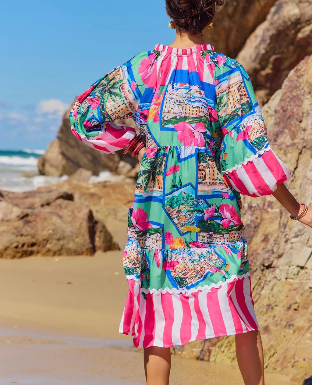 Naudic Molly Dress Riviera