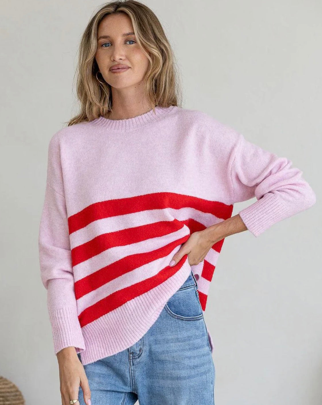 Miracle Manor Knit Pink Red
