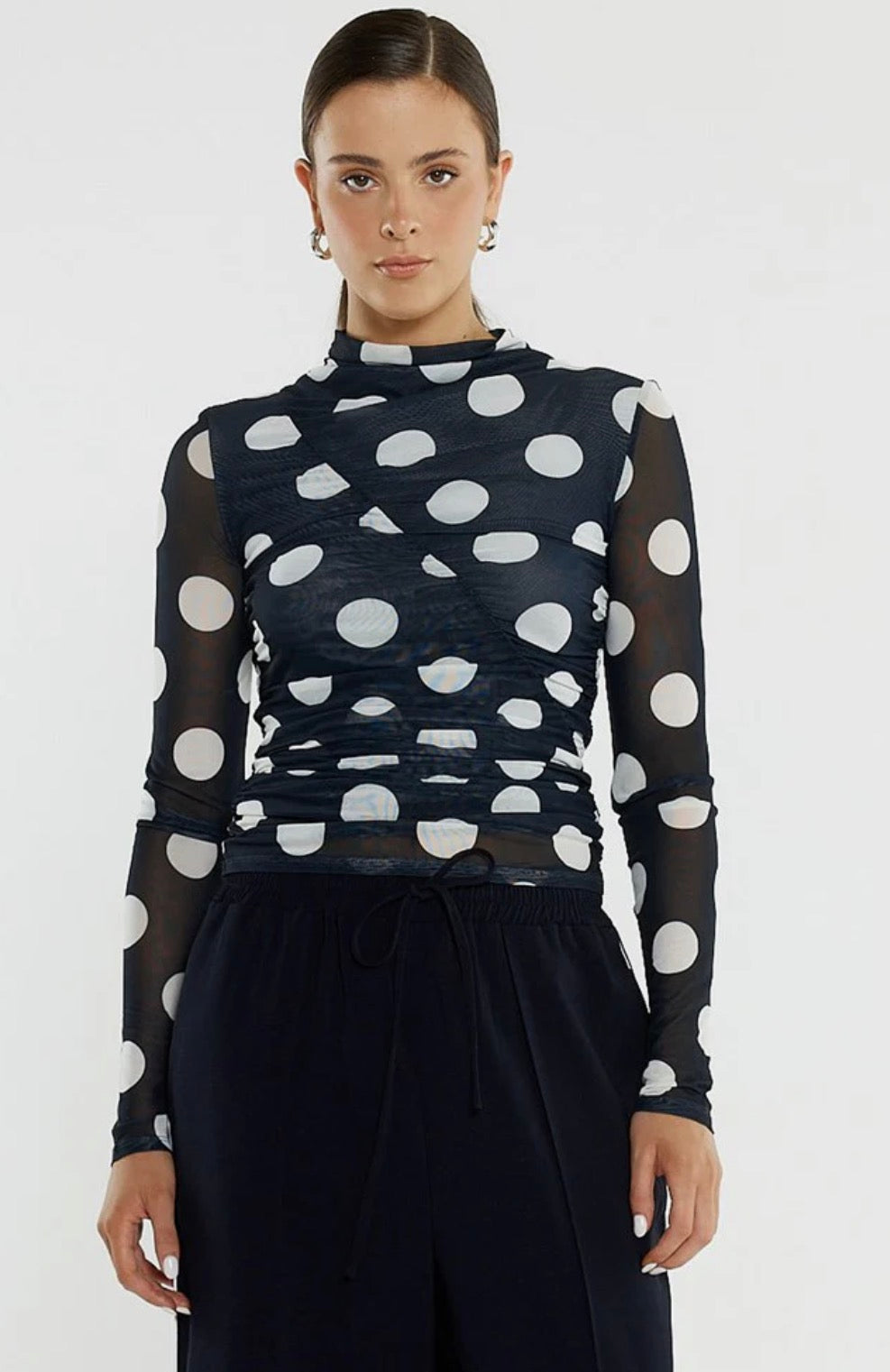 Sass Pammie Mesh Top