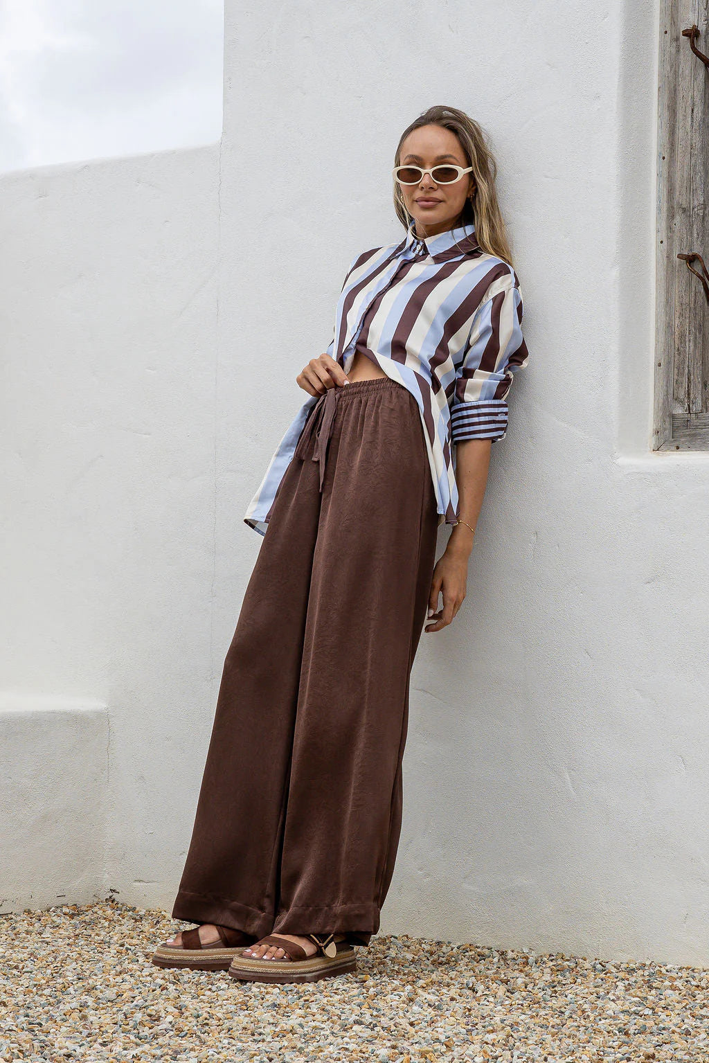 Jatea The Label Portofino Luxe Pant Chocolate