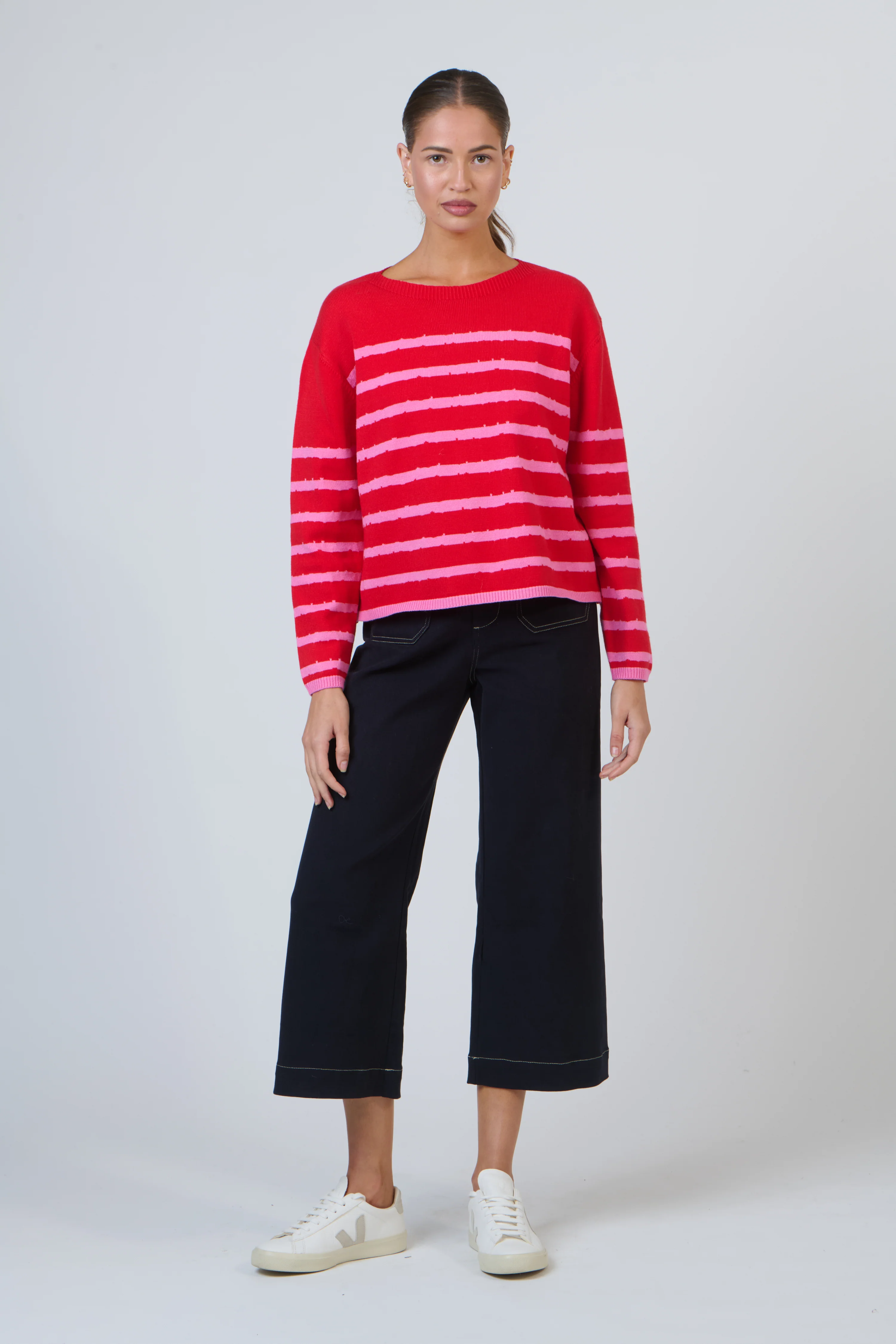 Namastai Striped Rouge Knit