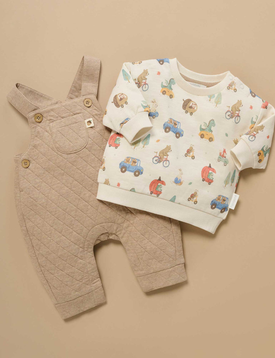Purebaby Windcheater Overall Set Peak Hour Print