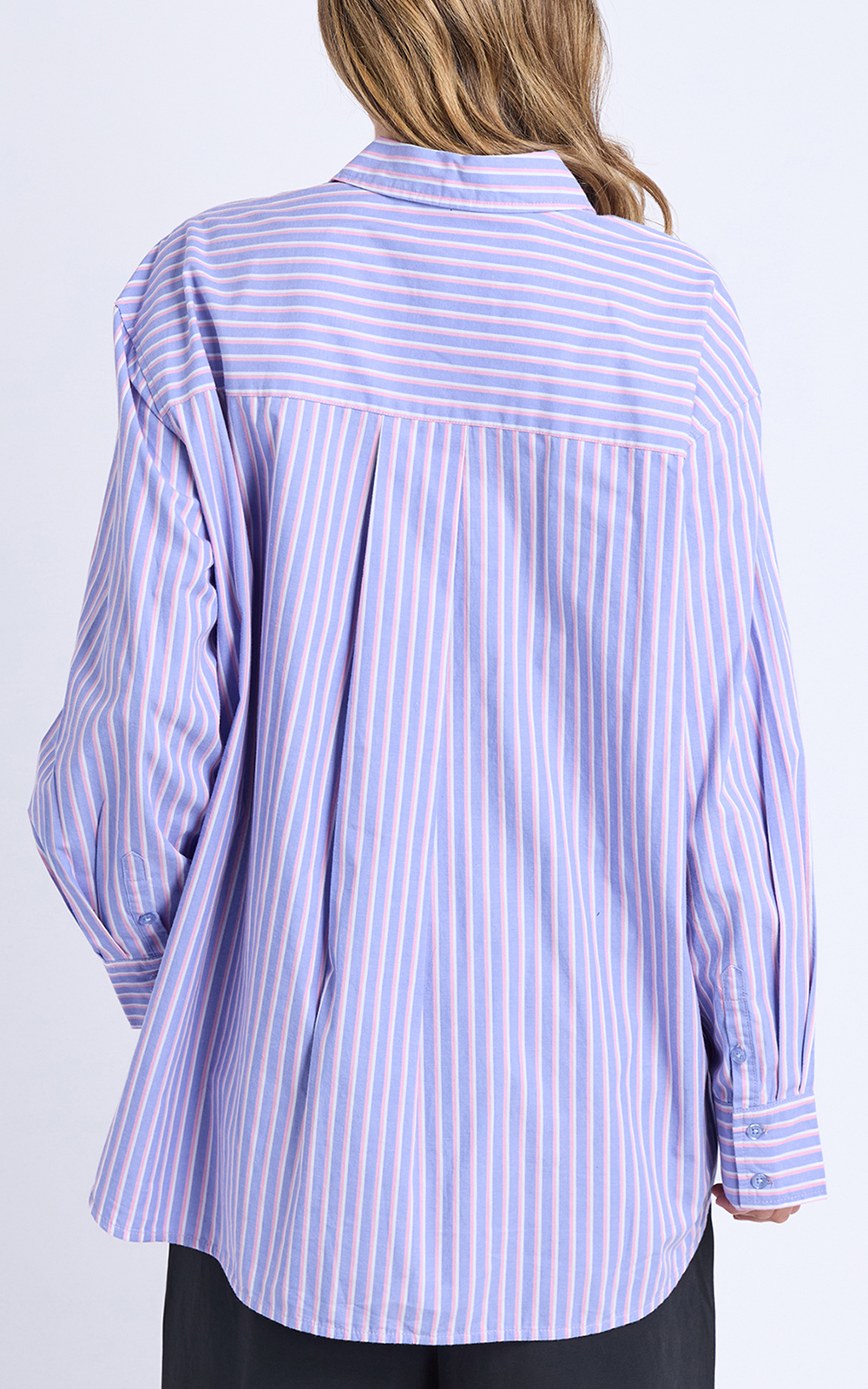 Elm Frankie Shirt Cornflower Stripe