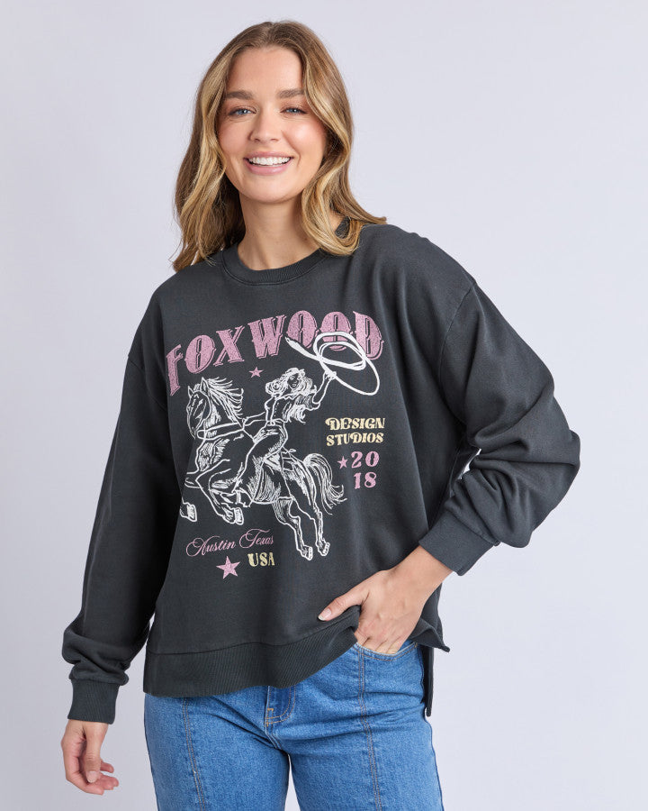 Foxwood Lasso Crew Black