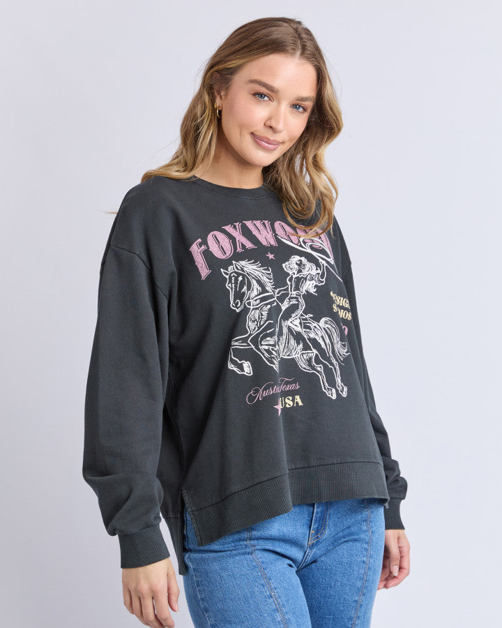 Foxwood Lasso Crew Black