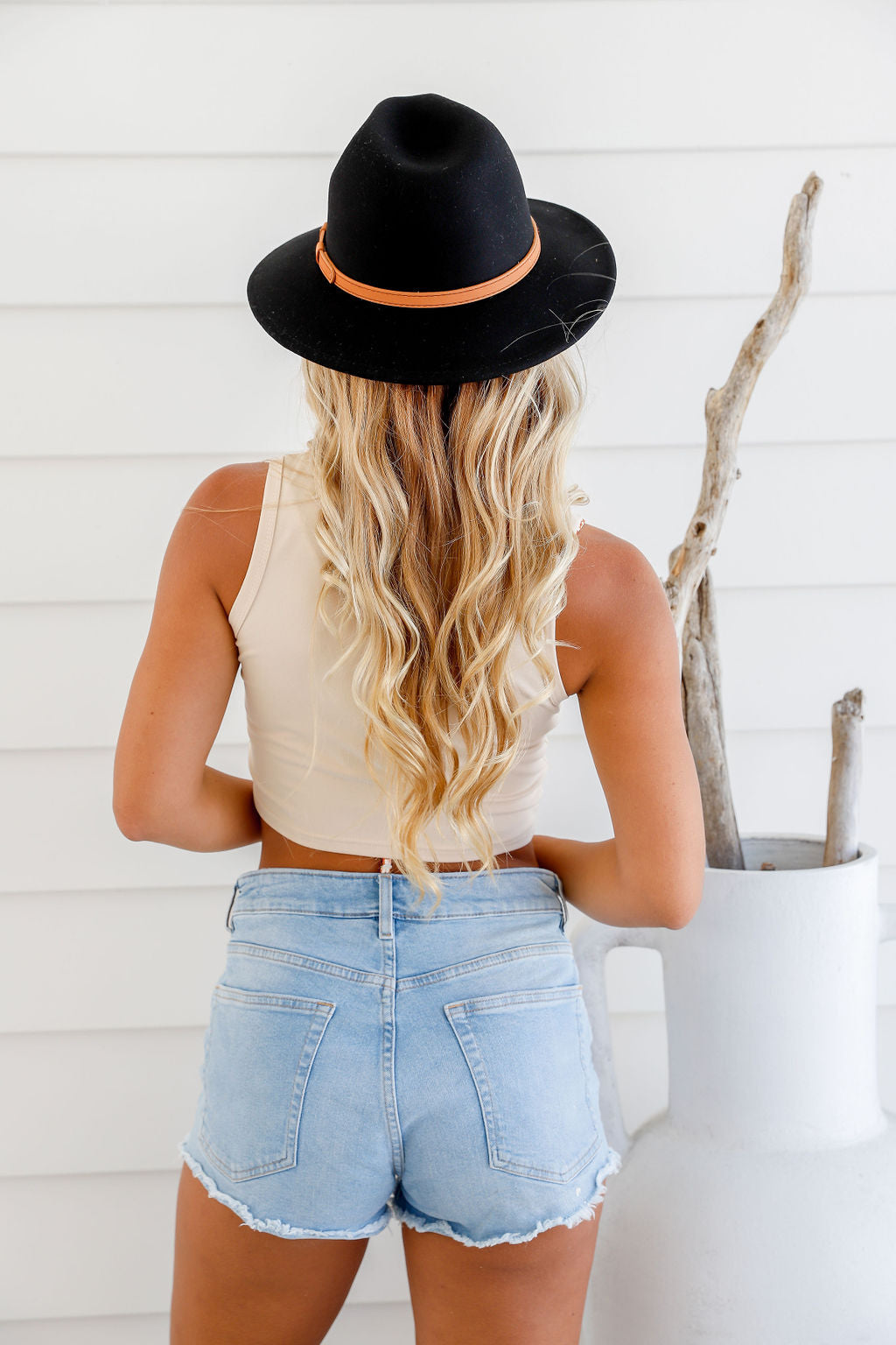 Free Spirit Tan Band Fedora 004