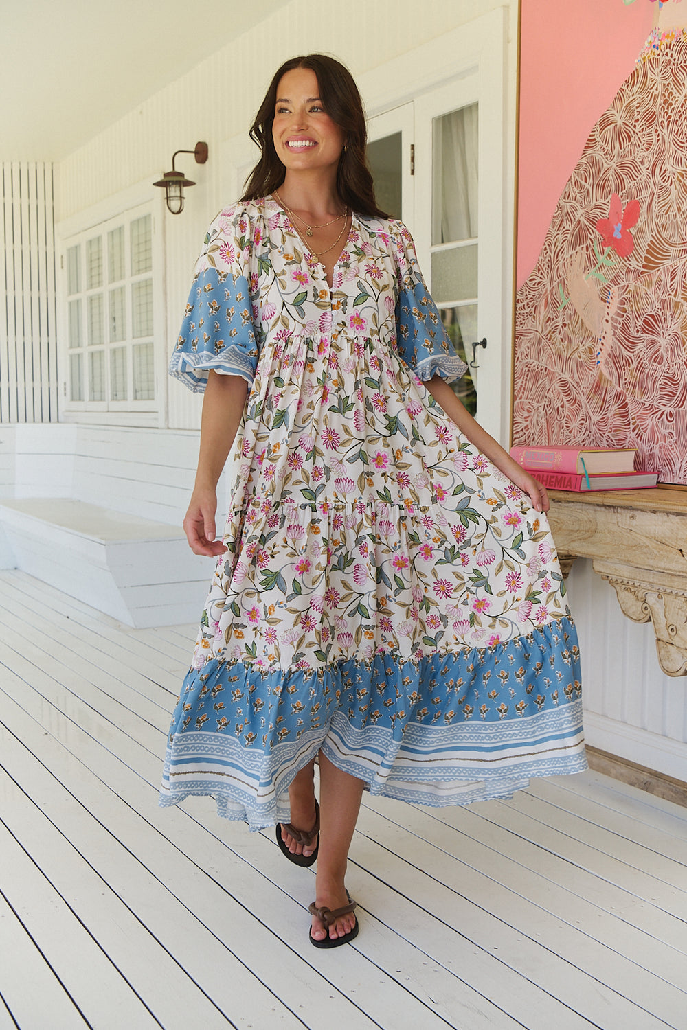 Jaase Pixie Petal Eve Maxi Dress