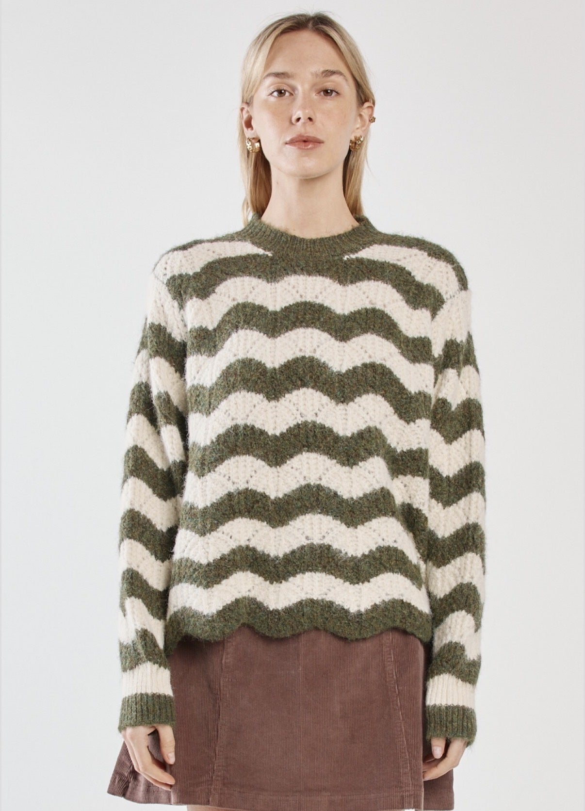 Sass Nikkita Wavy Stripe Knit