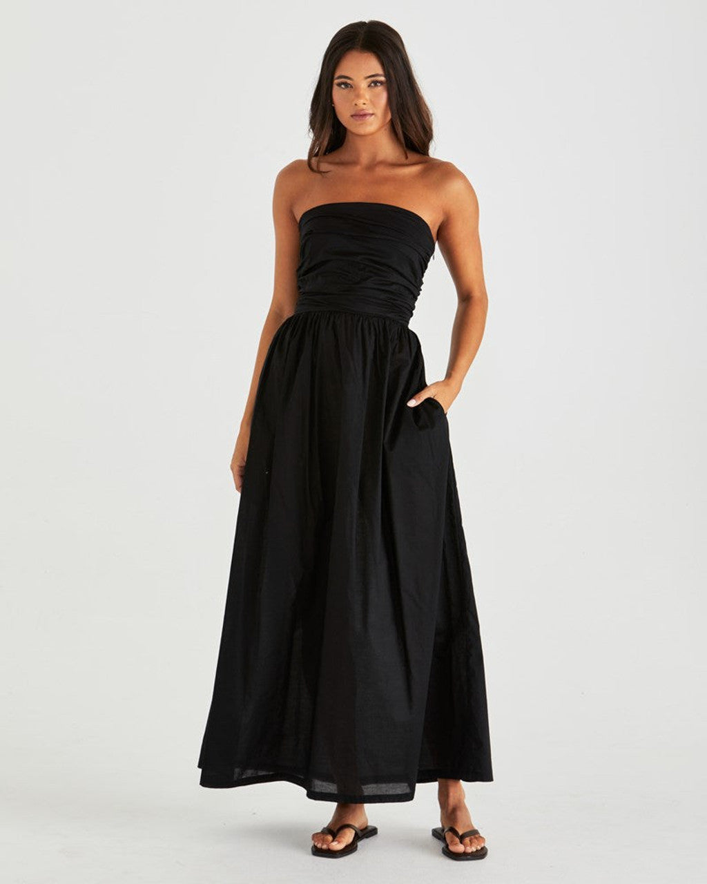 Sass Mina Strapless Dress