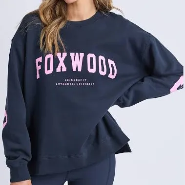 Foxwood Interval Crew navy neon pink