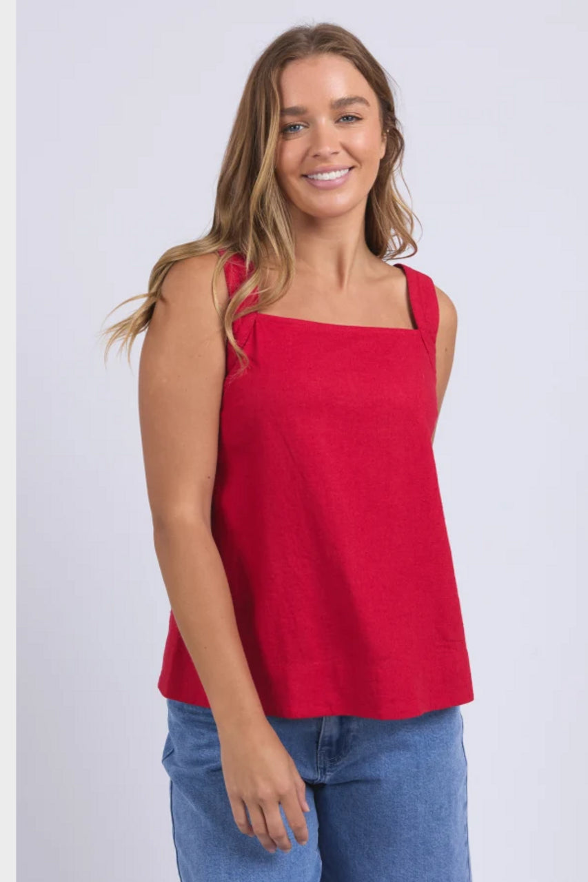 Foxwood Lourdes Top Crimson
