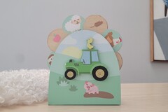 Eleganter Wooden Tractor Music Box