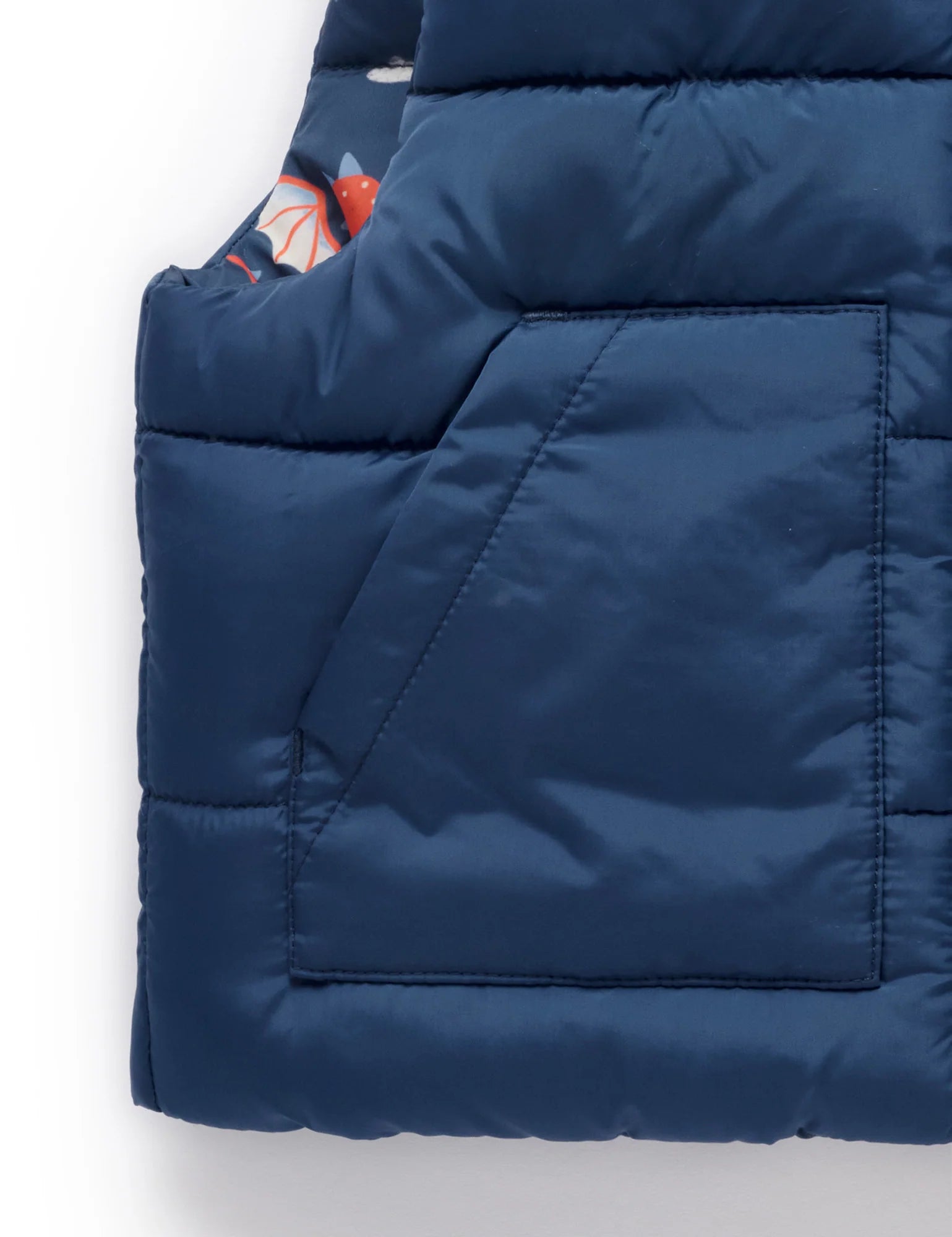 Purebaby Showerproof Vest Dragon Print