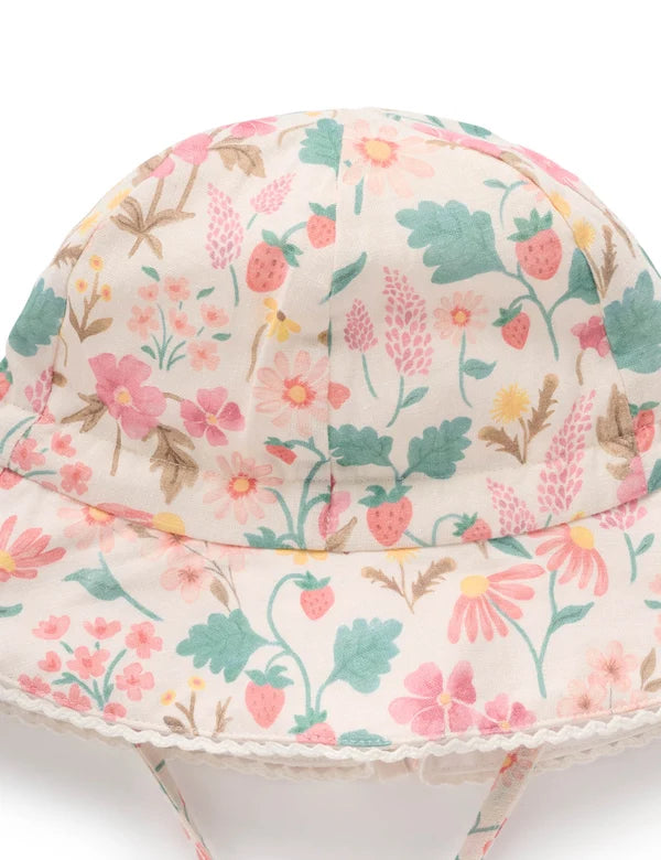 Purebaby Strawberry Garden Sunhat