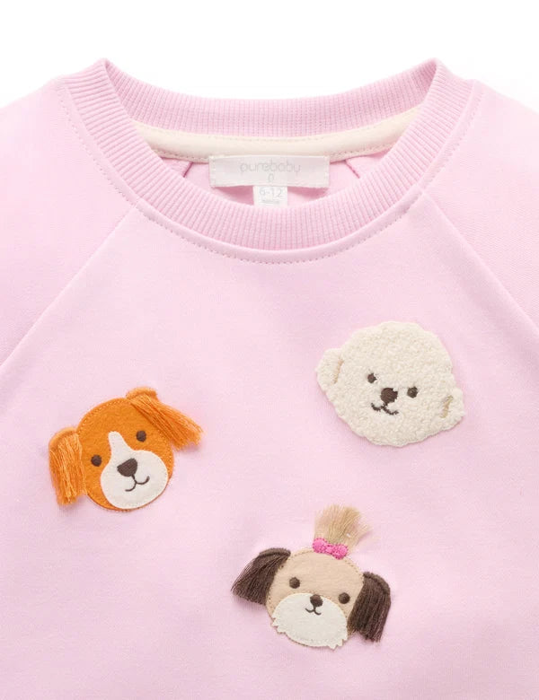 Purebaby Petunia Thick LS tee