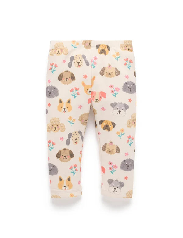 Purebaby Friendship Print Thick Leggings