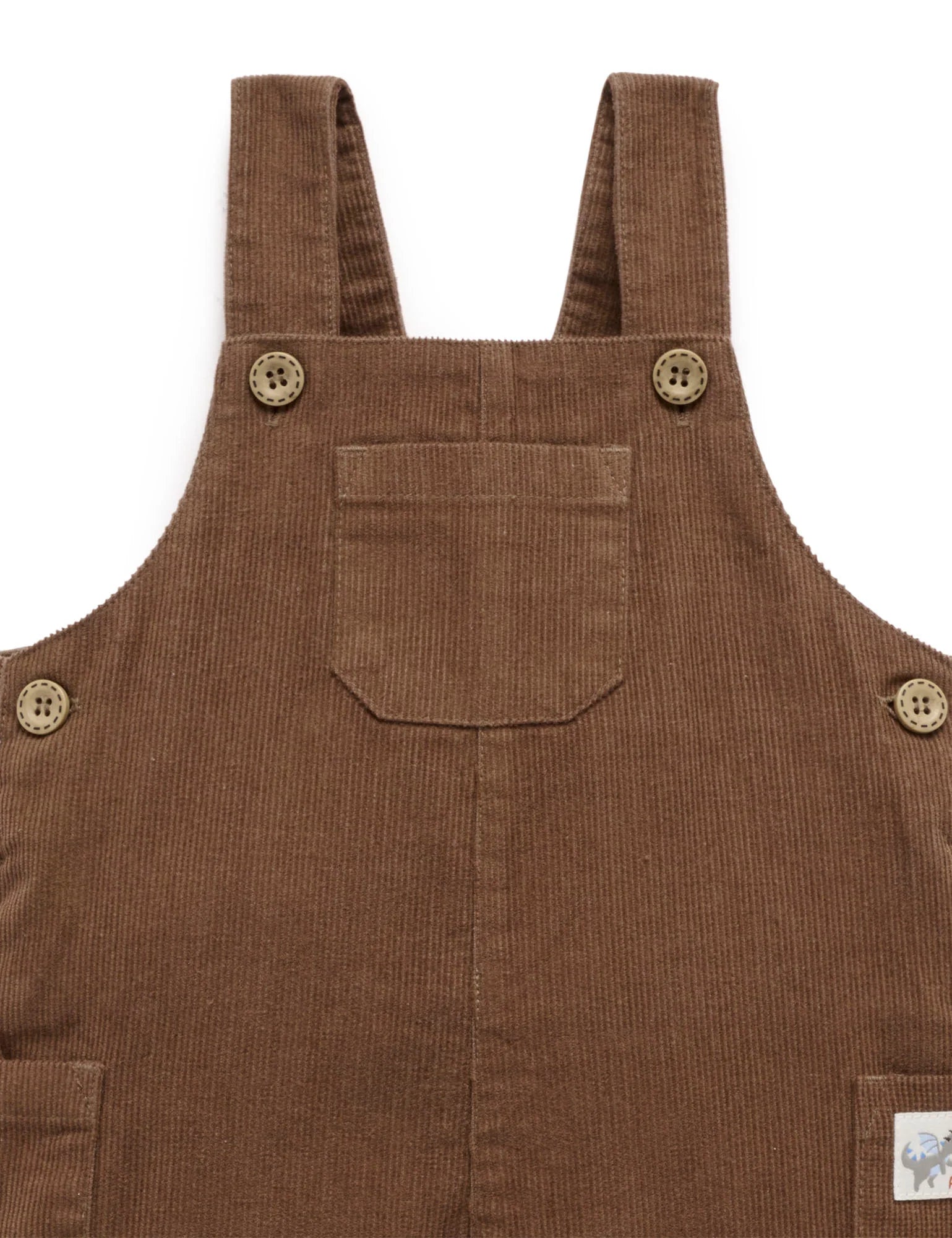 Purebaby Corduroy Overall Oak