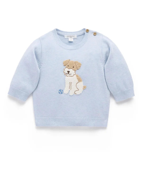Purebaby Chenille Embroidered Jumper
