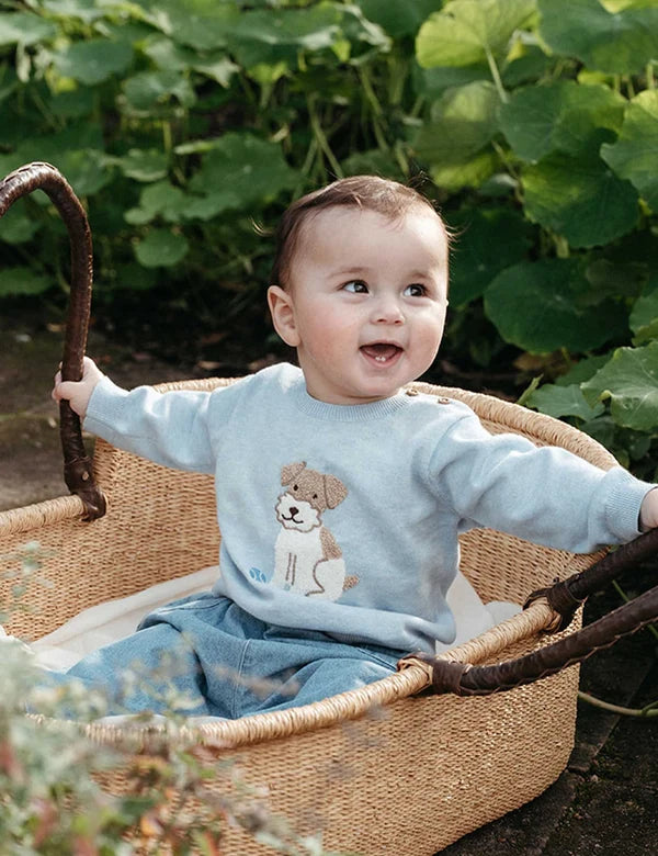 Purebaby Chenille Embroidered Jumper