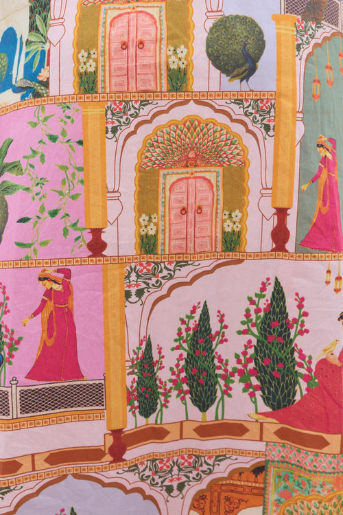 Adrift Everly Faux Wrap in Padam Mosaic