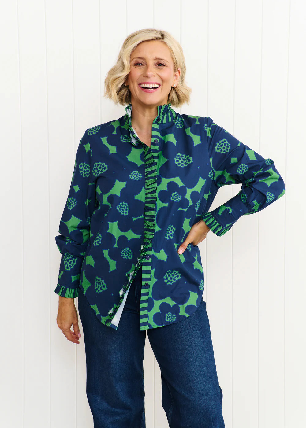 Liv & Milly Tilly Flower Shirt