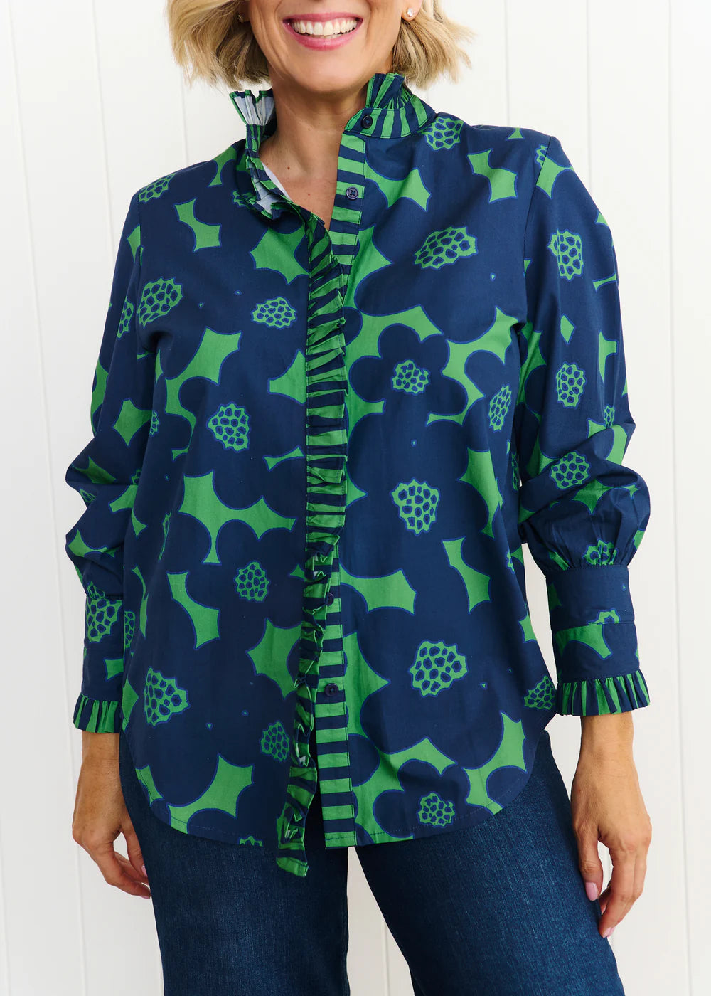 Liv & Milly Tilly Flower Shirt