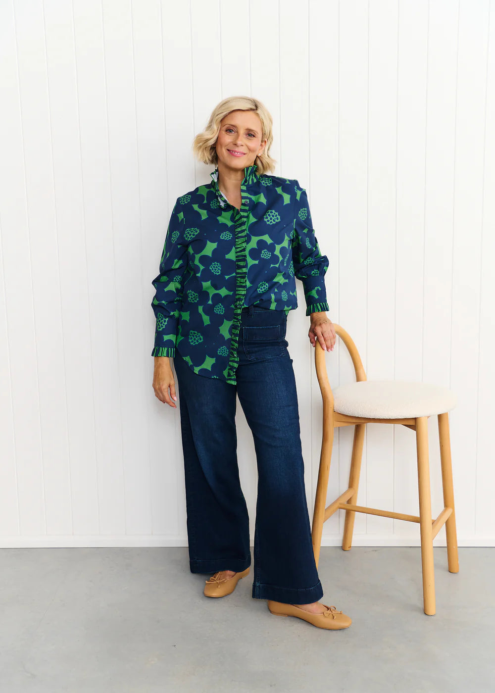 Liv & Milly Tilly Flower Shirt