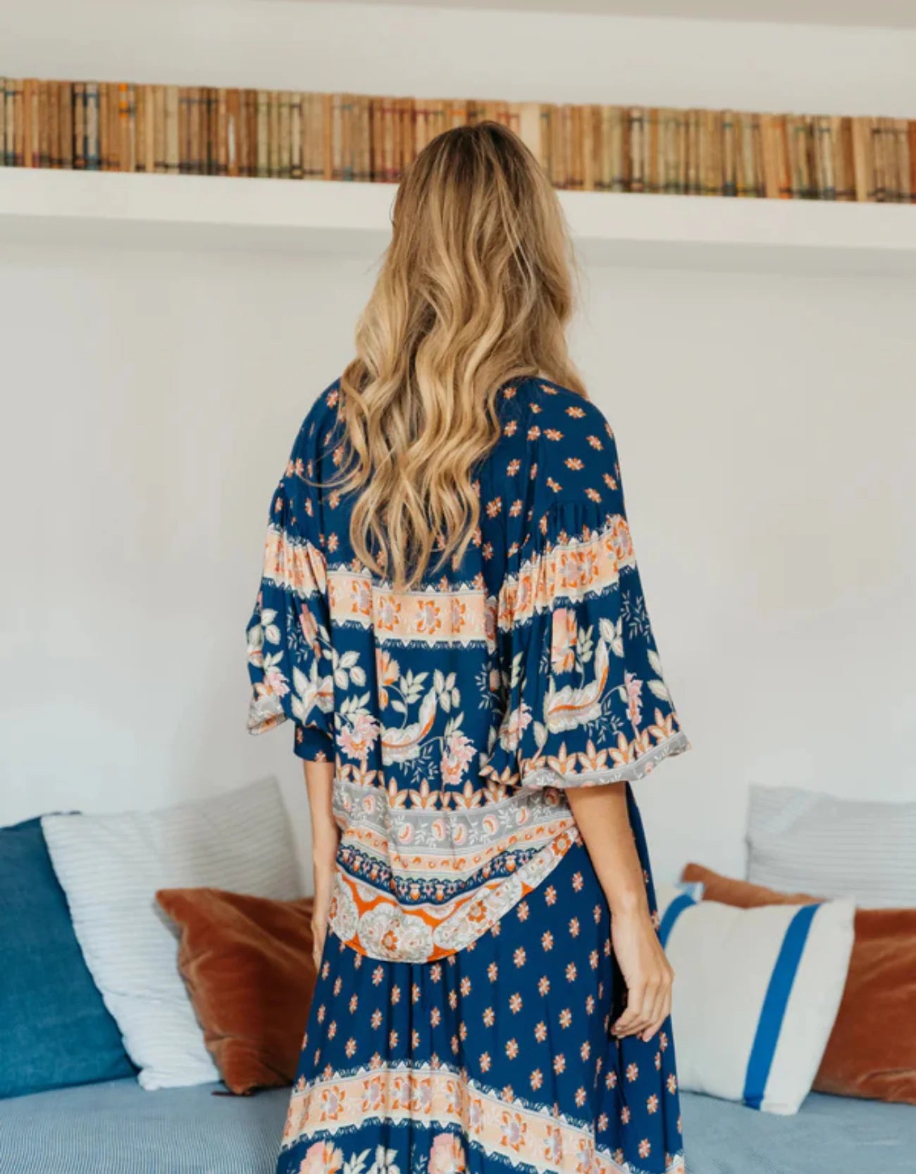 Jaase Asha Print Marfa Top