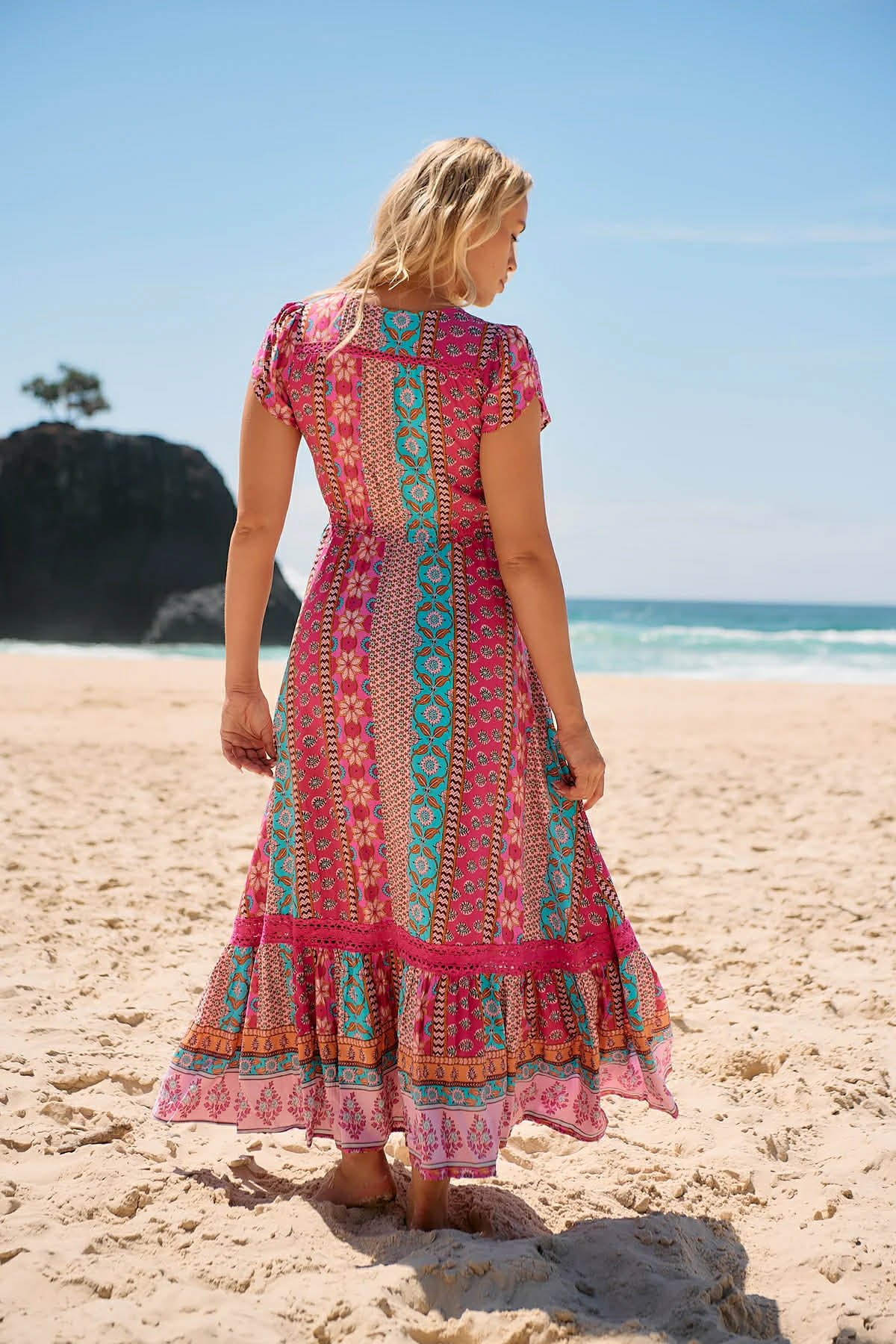 Jaase Cedella Print Carmen Maxi