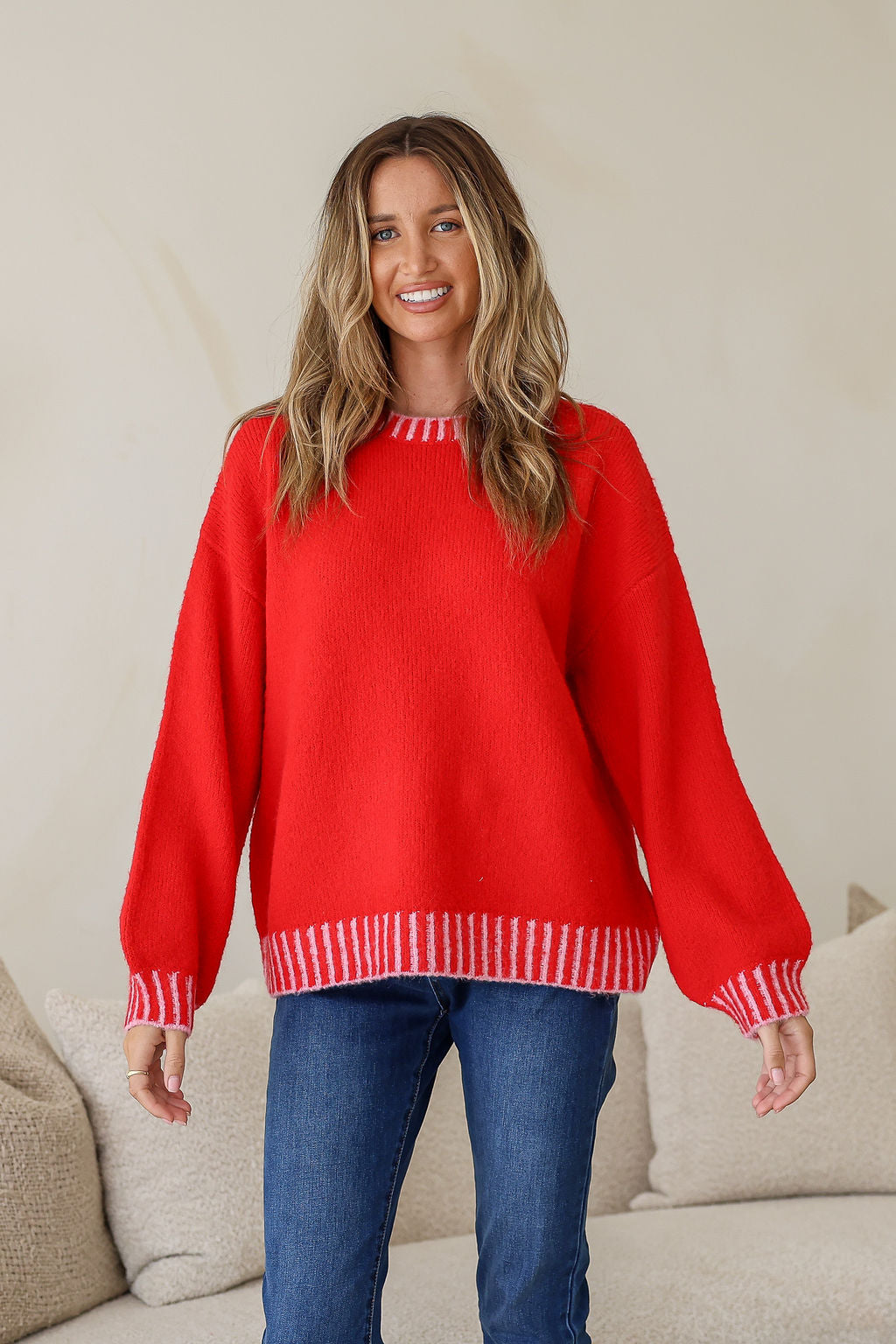 Miss Marlow Tilly Blanket Stitch Knit