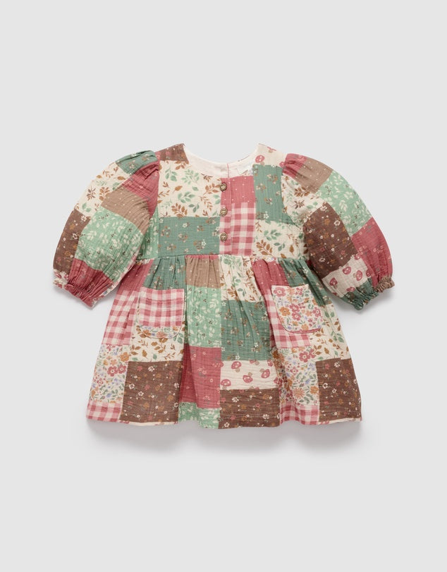 Purebaby Patchwork Dress