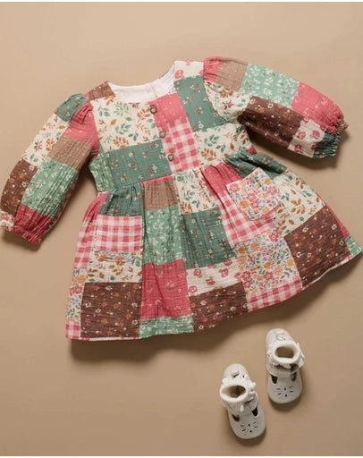 Purebaby Patchwork Dress