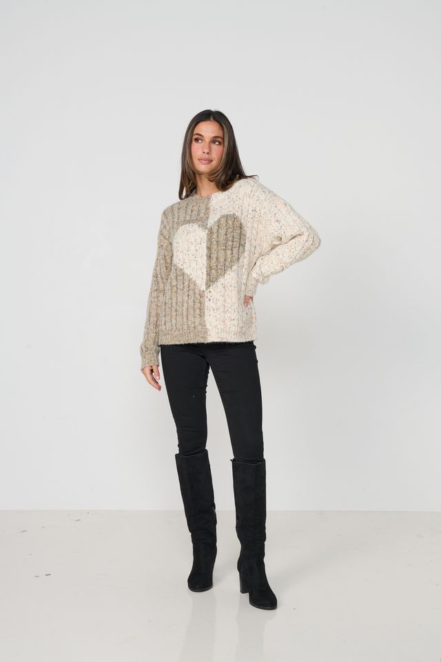 Caju Two Hearts Jumper
