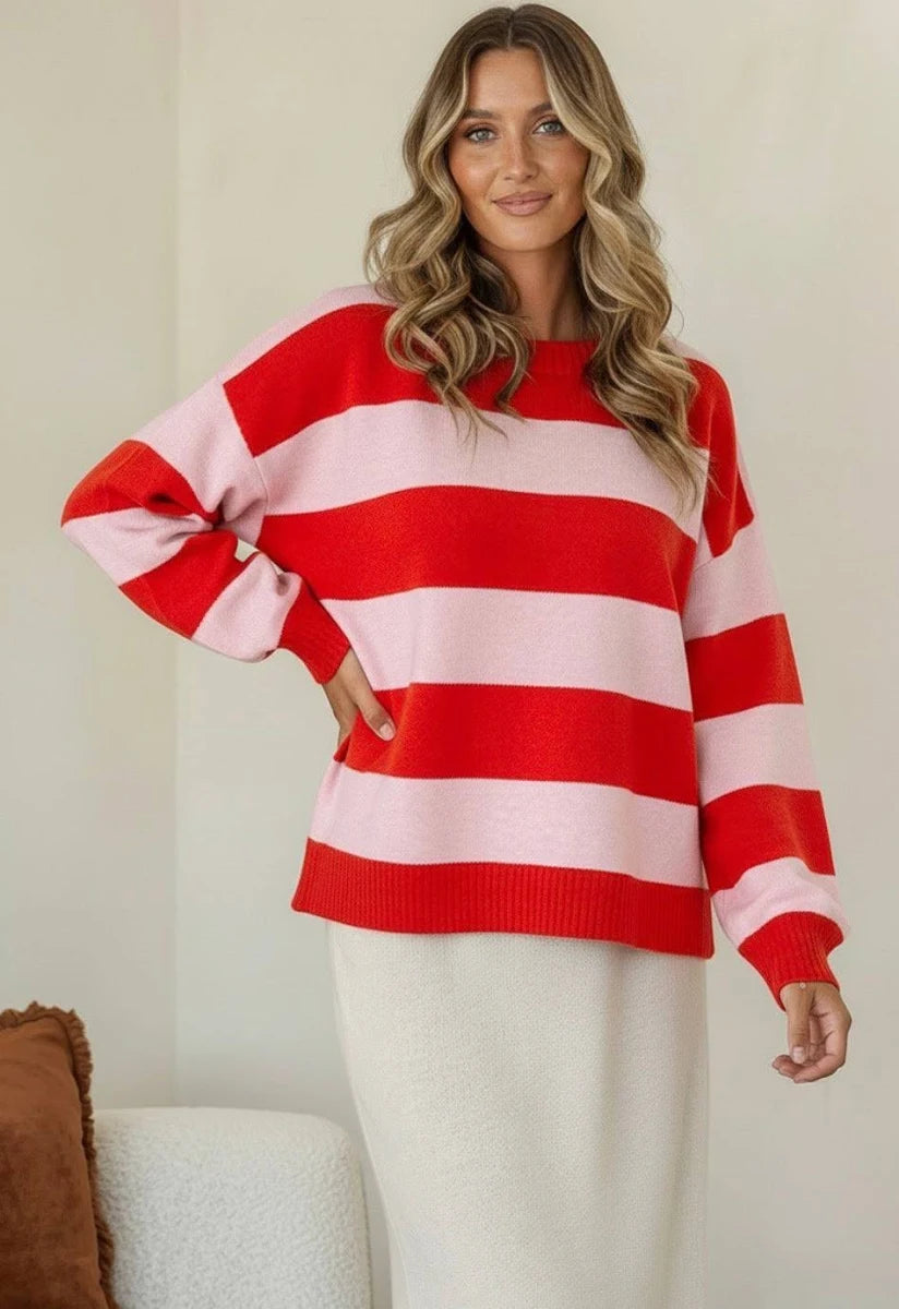 Miss Marlow Brady Bunch Stripe Knit