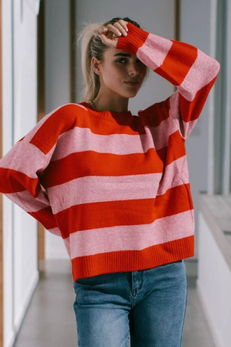 Miss Marlow Brady Bunch Stripe Knit