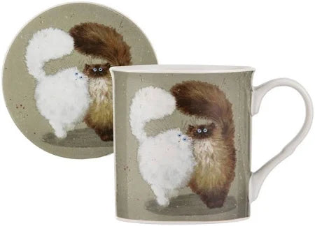 Ashdene Kims Cats Mug & Coaster