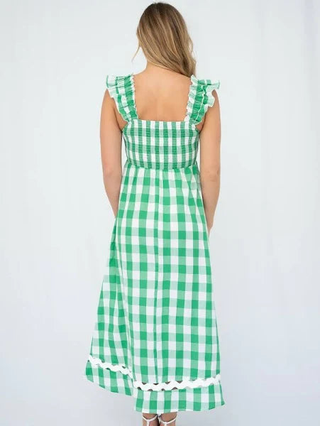 Fria Gingham Dress