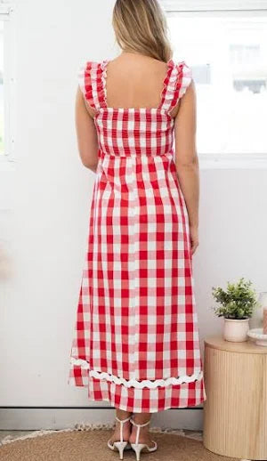 Fria Gingham Dress