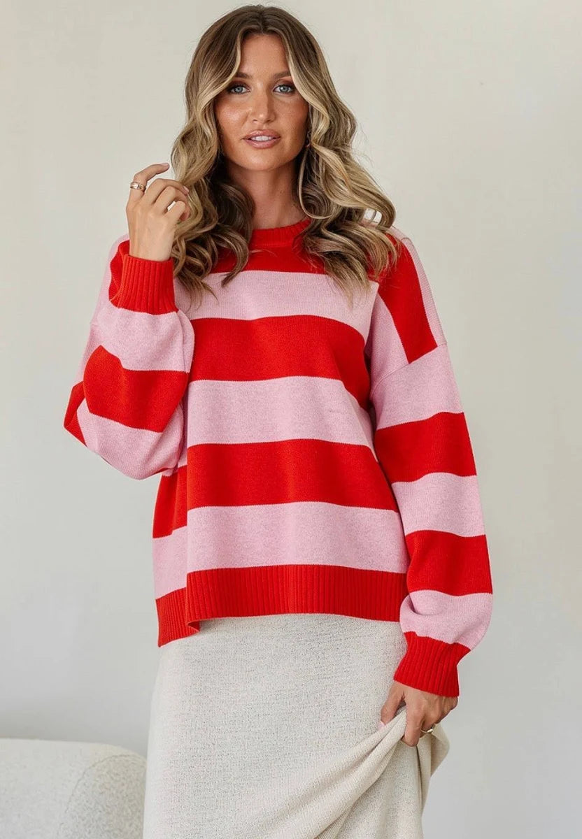 Miss Marlow Brady Bunch Stripe Knit